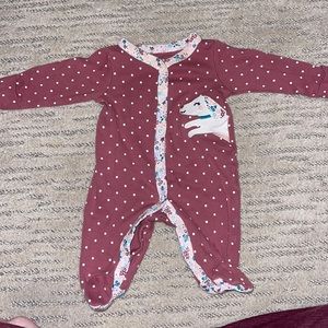 Polka dot puppy sleeper